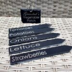 Personalised Engraved Slate Markers for your Herb Garden, Allotment, Flower Garden