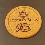 Personalised “Tea” Cork Coasters