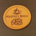 Personalised “Tea” Cork Coasters