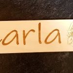 Handmade “Lillies” Laser Cut and Engraved Personalised Wooden Bookmark