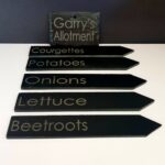 Personalised Engraved Slate Markers for your Herb Garden, Allotment, Flower Garden