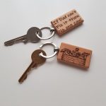 Wooden Keyring “If Dad can’t fix it then no one can!” and a Tool Box on the other side