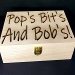 Personalised Wooden Box with Separate Compartments