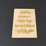 Personalised Egg and Toast Board