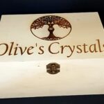 Personalised Large Wooden “Tree of Life” Design Crystal Box