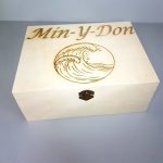 Business Supplies Storage Wooden Box with your Logo/Design