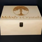 EXTRA LARGE Witches/Crystals Wooden Box