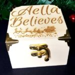 Christmas Jingle Bell with Personalised Wooden Box