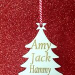 Personalised “Wooden Christmas Tree” Decoration