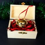 Christmas Jingle Bell with Personalised Wooden Box