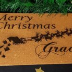 Personalised Cork Christmas placemat