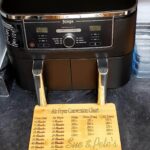 Personalised Air Fryer Conversion Chart Bamboo Chopping Board